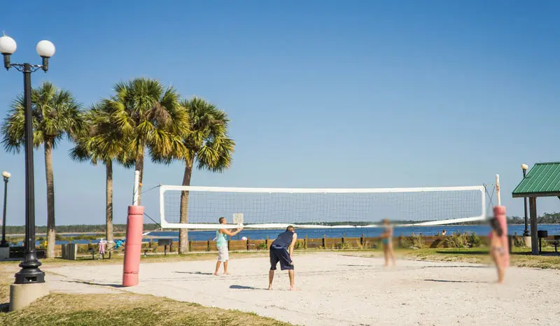 Grass Volleyball Is Closer To Indoor