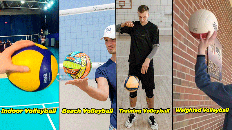 4 types of volleyballs