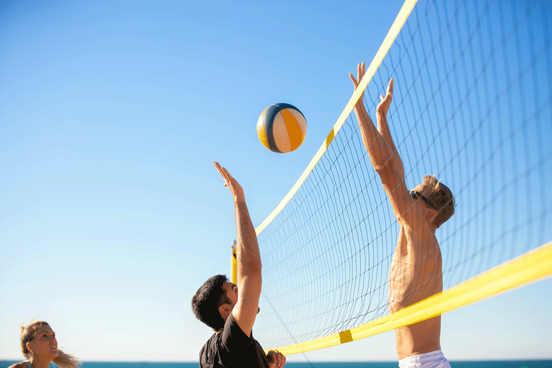 height of middle blocker