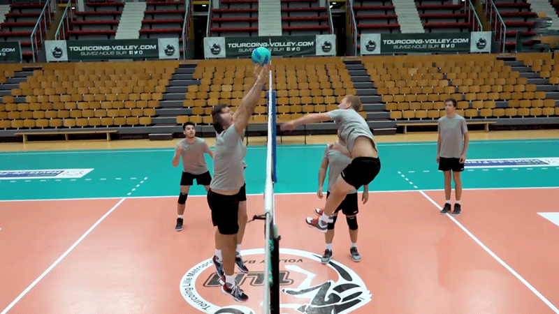 hitting in volleyball